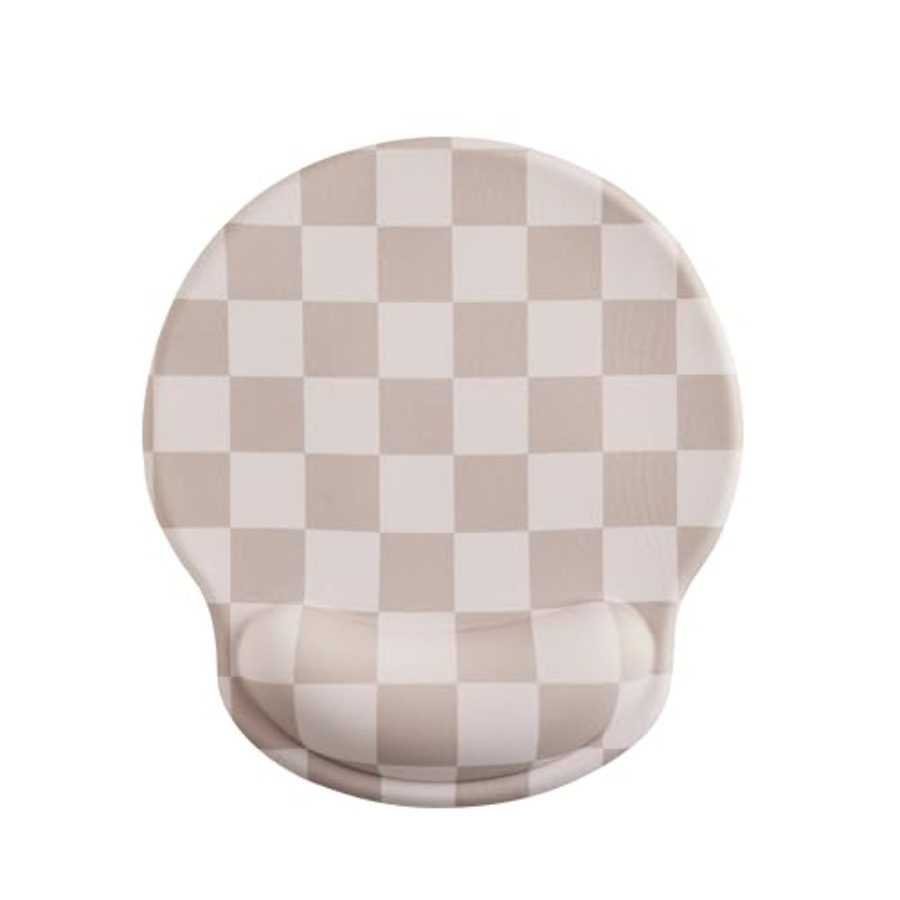 Checkered Mouse Pad with Gel W - Laptop Accessories For Wrist Support บทวิจารณ์และราคา