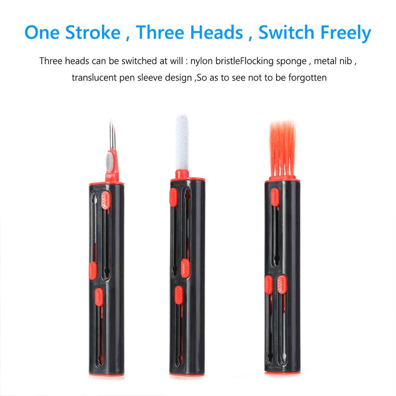 3 In 1 Earphone Cleaner Brush  - Laptop Accessories Cleaning Kit บทวิจารณ์และราคา