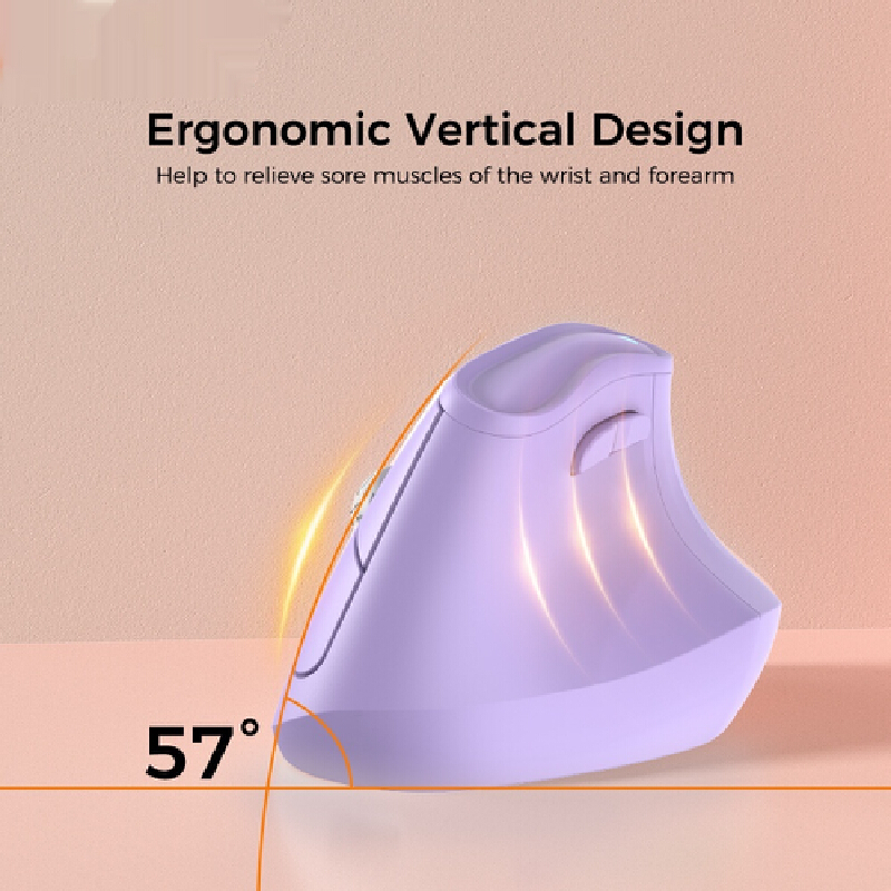 Vertical Ergonomic Mouse 57 De - Laptop Accessories For Wrist Support บทวิจารณ์และราคา