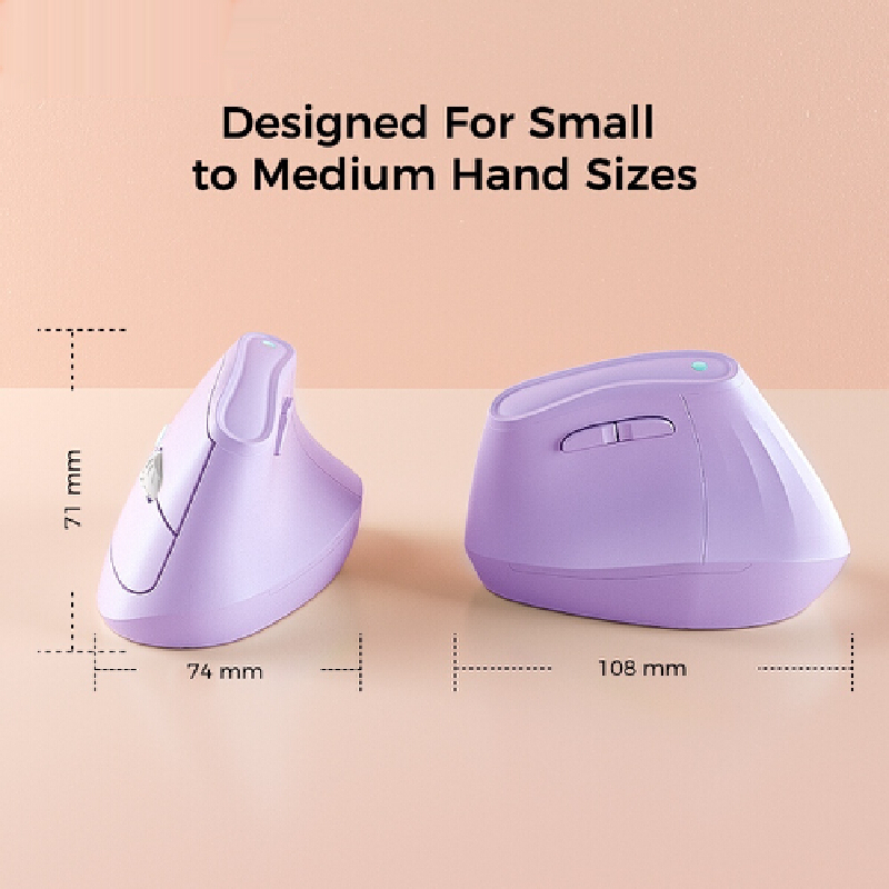 Vertical Ergonomic Mouse 57 De - Laptop Accessories For Wrist Support บทวิจารณ์และราคา