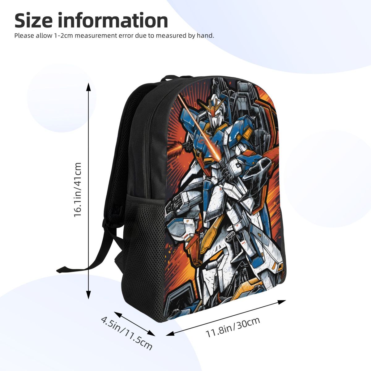 3D Print G-Gundams Mangas Back - Laptop Accessories 3D Print บทวิจารณ์และราคา