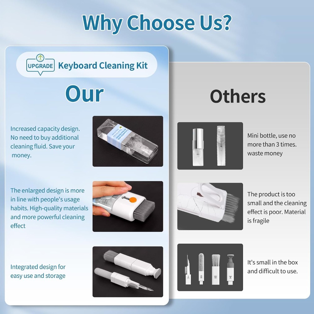 All-in-One Keyboard Cleaner La - Laptop Accessories Cleaning Kit บทวิจารณ์และราคา