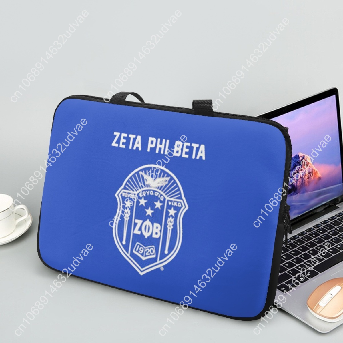 Zeta Phi Beta Sorority Print L - Laptop Accessories Case บทวิจารณ์และราคา