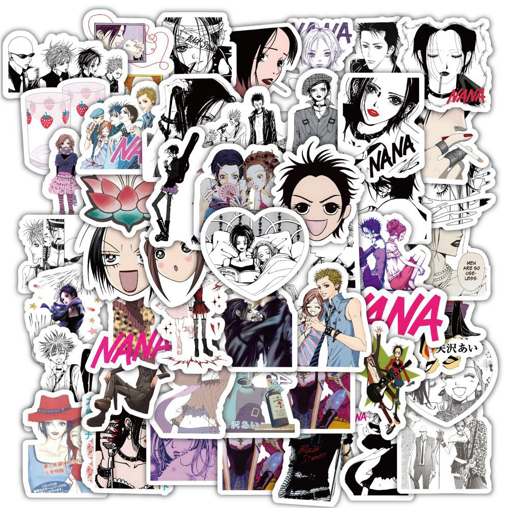60PCS Anime NANA Stickers Cool - Laptop Accessories Toys บทวิจารณ์และราคา