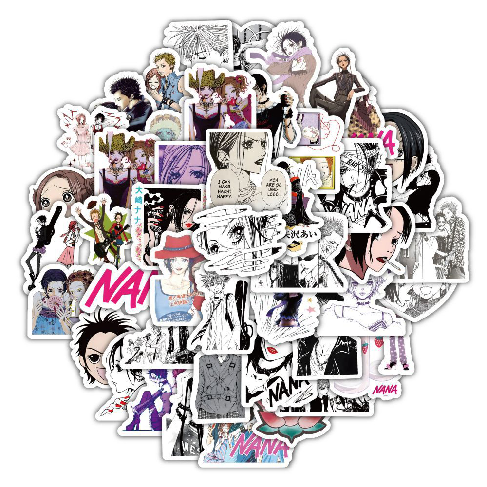 60PCS Anime NANA Stickers Cool - Laptop Accessories Toys บทวิจารณ์และราคา