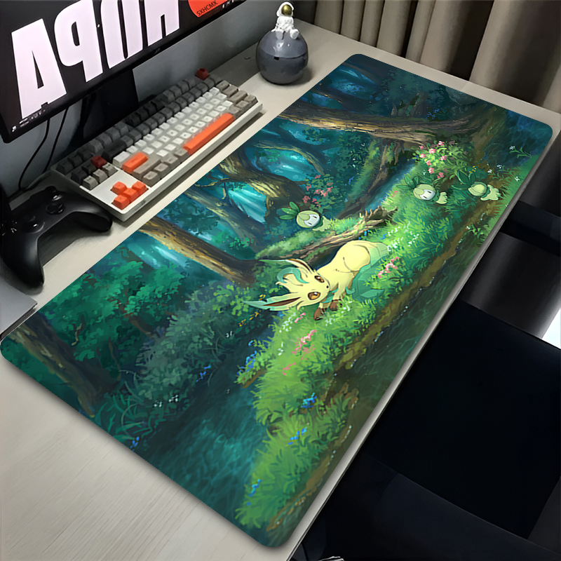 Mouse Pad Gamer P-pokemon Leaf - Good Laptop Accessories บทวิจารณ์และราคา