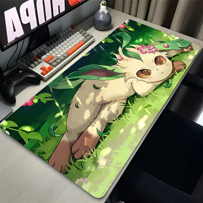 Mouse Pad Gamer P-pokemon Leaf - Good Laptop Accessories บทวิจารณ์และราคา