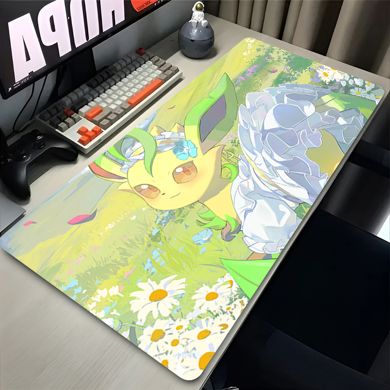 Mouse Pad Gamer P-pokemon Leaf - Good Laptop Accessories บทวิจารณ์และราคา