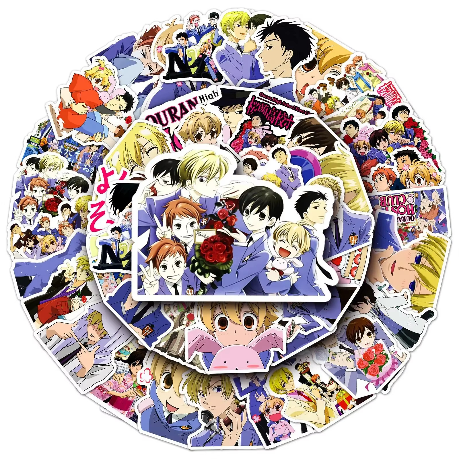 50PCS Ouran High School Host C - Laptop Accessories Toys บทวิจารณ์และราคา