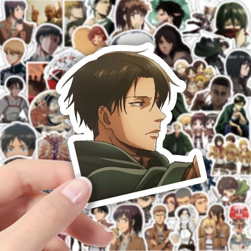 60Pcs Attack on Titan Anime St - Good Laptop Accessories บทวิจารณ์และราคา