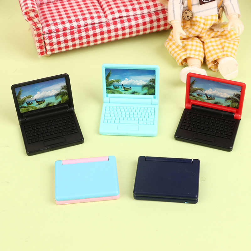1/12 Dollhouse Office Computer - Laptop Accessories Toys บทวิจารณ์และราคา