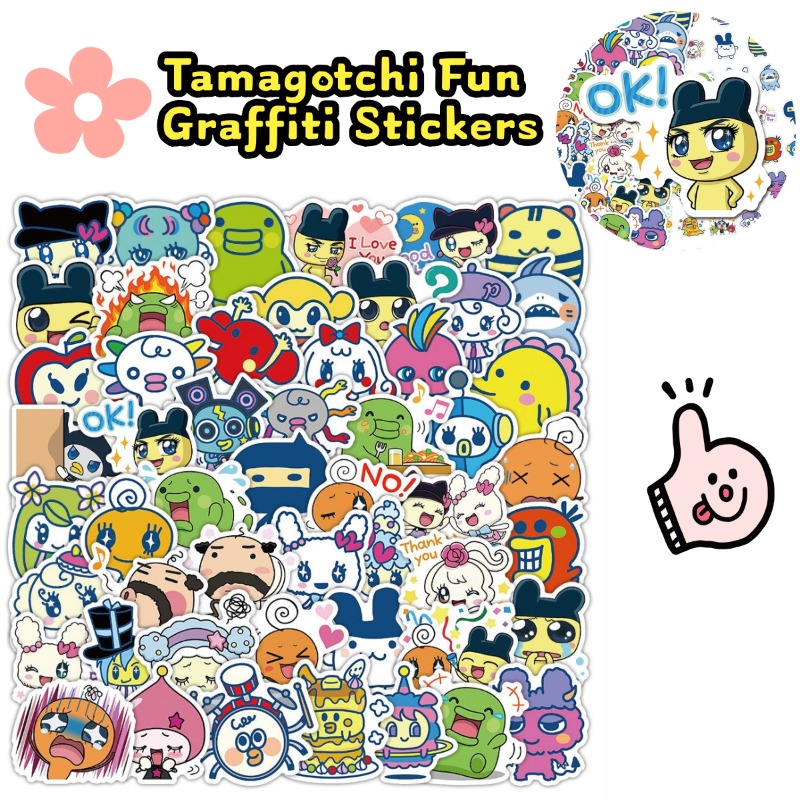 Japanese Tamagotchi Stickers E - Good Laptop Accessories บทวิจารณ์และราคา