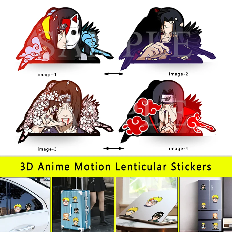 NARUTO Uchiha Itachi 3D Motion - Laptop Accessories Toys บทวิจารณ์และราคา
