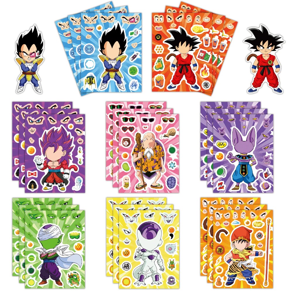 8/32Sheets Anime Dragon Ball S - Laptop Accessories Toys บทวิจารณ์และราคา