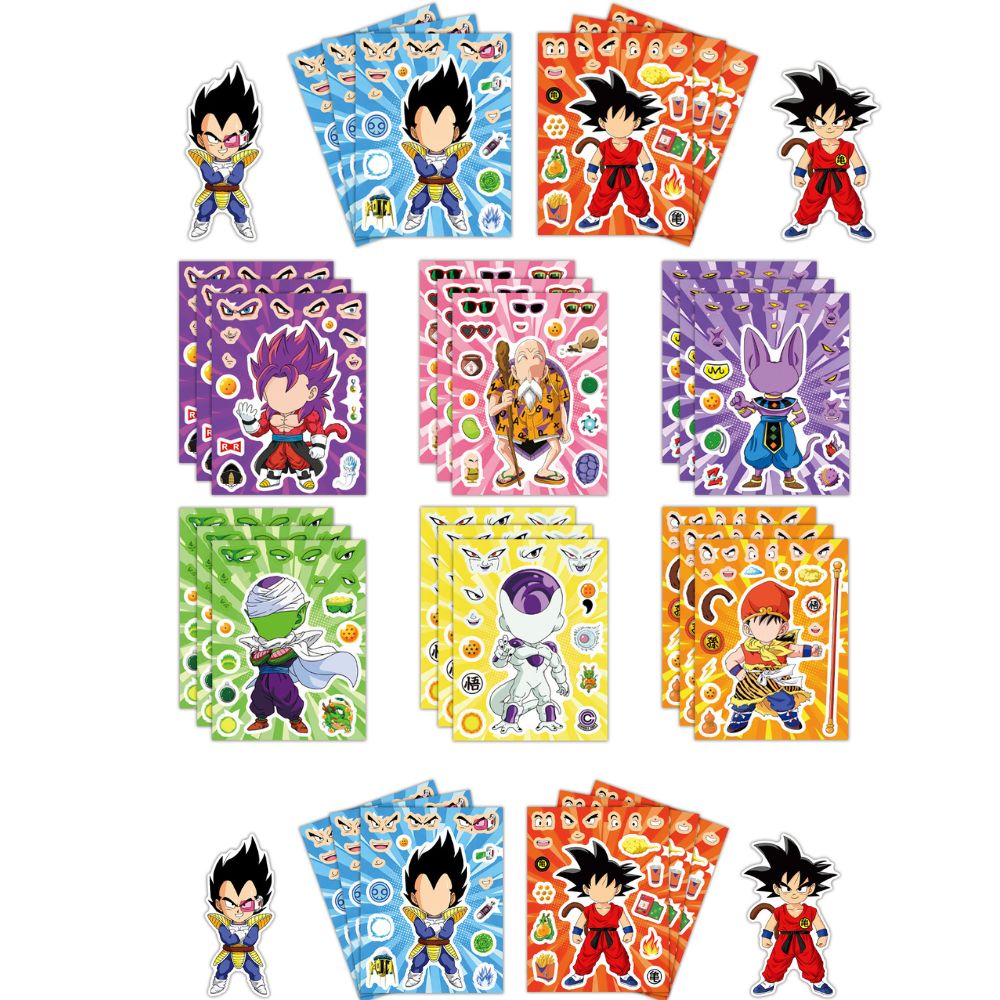 8/32Sheets Anime Dragon Ball S - Laptop Accessories Toys บทวิจารณ์และราคา