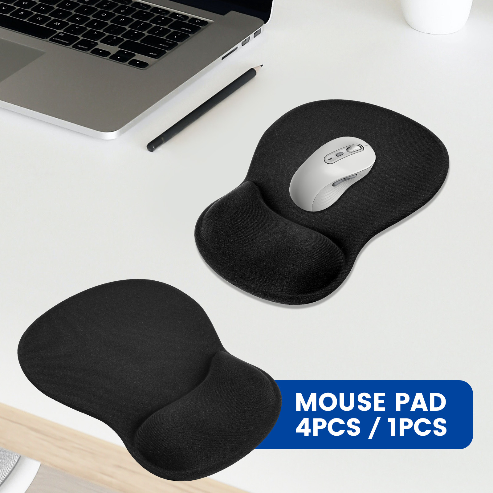 1/4 Pcs Ergonomic Mouse Pad No - Laptop Accessories For Wrist Support บทวิจารณ์และราคา