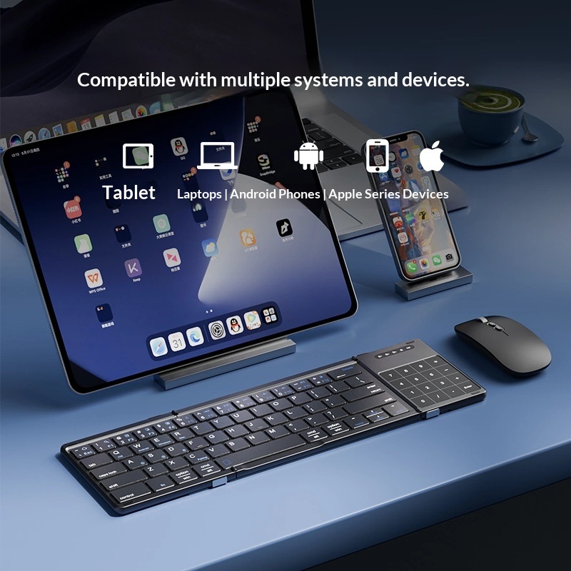 Mengzu Tri Fold Wireless Bluet - Laptop Accessories Toys บทวิจารณ์และราคา