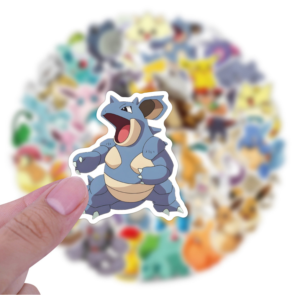 50/60pcs Cute Cartoon Anime Po - Laptop Accessories Toys บทวิจารณ์และราคา