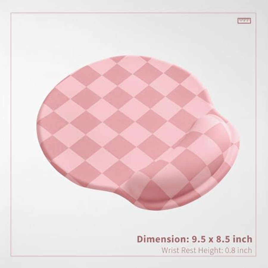 Checkered Mouse Pad with Gel W - Laptop Accessories For Wrist Support บทวิจารณ์และราคา