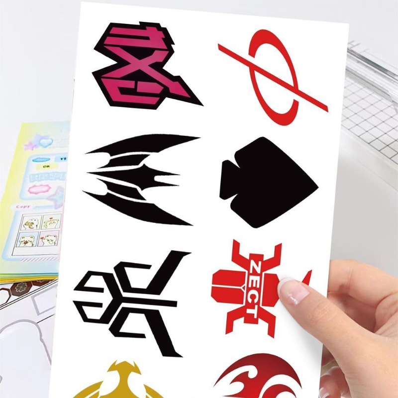 60 Sheets Kamen Rider Logo Sti - Good Laptop Accessories บทวิจารณ์และราคา